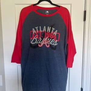 Genuine Merchandise Red and Blue Raglan Tee